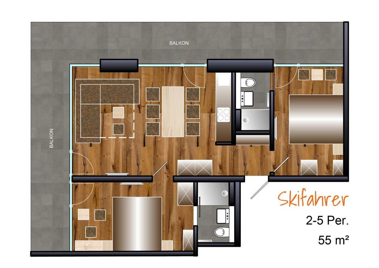 CIllas Appartements Kappl  Exteriér fotografie